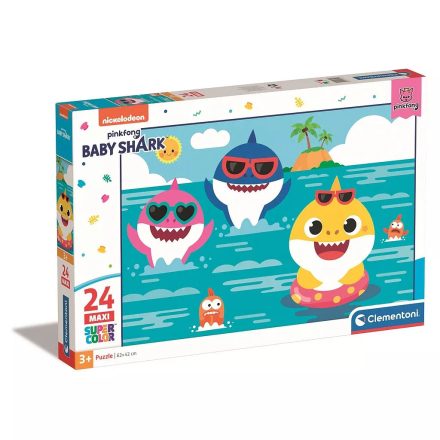 Baby Shark puzzle maxi 24 db-os (Vacation)