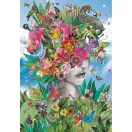 Šareno Head in Jungle Cvat misli 500 dijelni Compact puzzle Clementoni