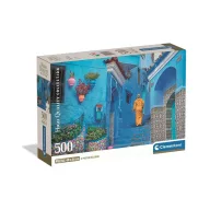   Marokkó Blue Street of Chefchaouen 500 db-os puzzle Clementoni