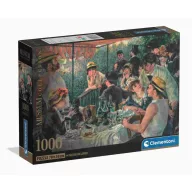   Umjetnost Renoir Ručak veslačkog društva, puzzle od 1000 dijelova Compact Clementoni