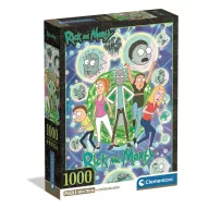   Rick and Morty Green Portal 1000 db-os Compact puzzle Clementoni