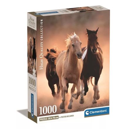 Lovas puzzle 1000 db-os (Running brown)