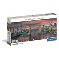   London Across the River 1000 db-os panoráma Compact puzzle Clementoni