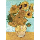 Umjetnost Sunflowers 1000-dijelna Compact puzzle Clementoni