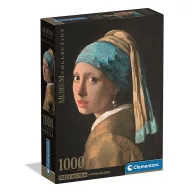   Umjetnost Girl with a Pearl Earring 1000-komadna kompaktna puzzle Clementoni
