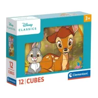   Disney Classics Striped Frame Dječje kocke 12 komada Clementoni