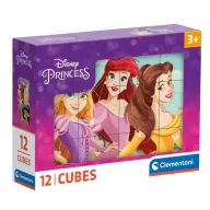  Disney Princeze Happy Space kockice s pričama 12 kom Clementoni