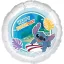 Disney Lilo és Stitch, A csillagkutya Surfer fólia lufi 45 cm