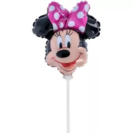 Disney Minnie Big Smile mini fólia lufi 23 cm (WP)