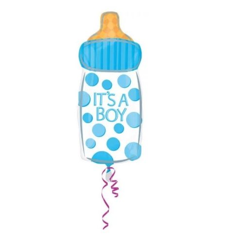 Baby Boy fólia lufi kék 58cm
