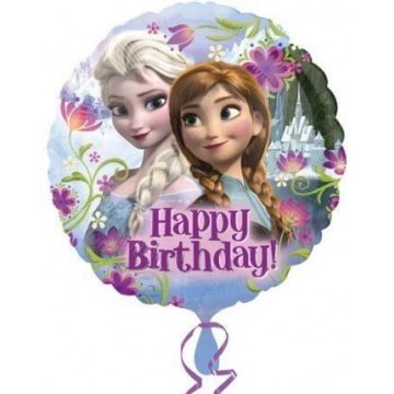 Disney Jégvarázs fólia lufi Happy Birthday 43cm