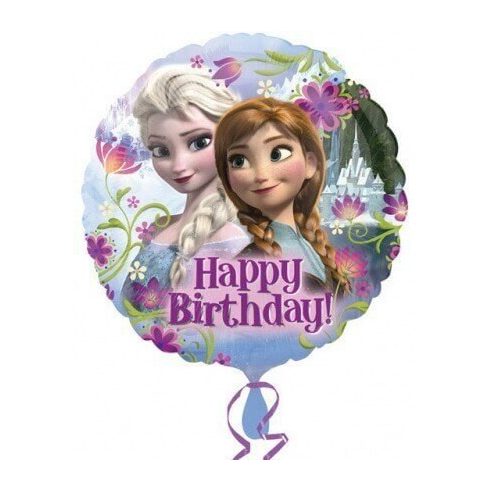 Disney Jégvarázs fólia lufi Happy Birthday 43cm