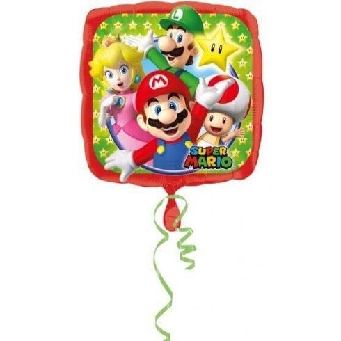 Super Mario fólia lufi 43cm
