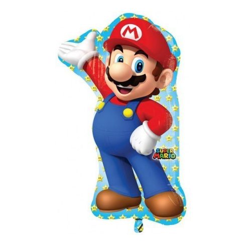 Super Mario fólia lufi 83cm