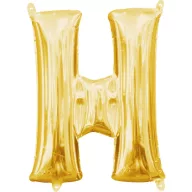 Slovo Gold Zlatni mini H balon od folije 33 cm