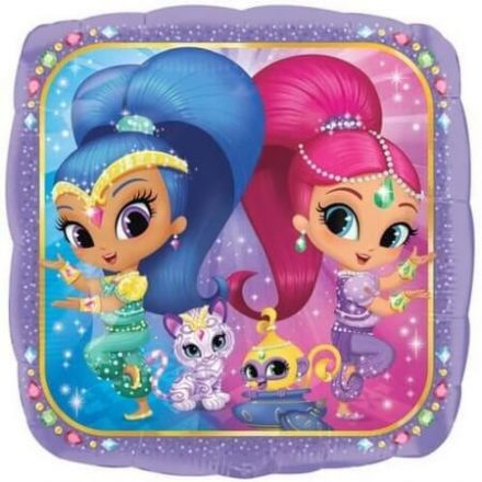 Shimmer és Shine fólia lufi kis állatok 43cm