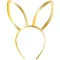 Uskrs Gold Metalna traka za kosu u obliku zecjih ušiju