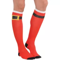 Mikulás Santa Belt felnőtt hosszú szárú zokni
