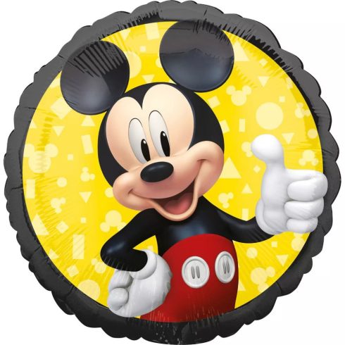 Disney Mickey fólia lufi sárga 43cm