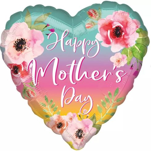 Happy Mother's Day, Boldog Anyák Napját fólia lufi 71cm 