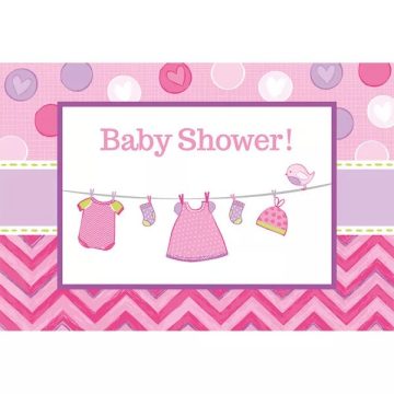 Baby Girl Shower meghívó 8 db-os