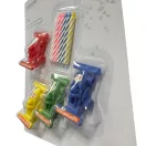 Versenyautó Colorful tortagyertya szett