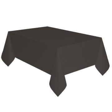 Fekete papír asztalterítő 137x274cm