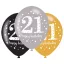 Sretan rođendan Gold Happy Birthday 21 balon, 11 inča (27,5 cm), set od 6 komada