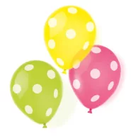 Šareno Dots Točkasti balon, balon 6 kom 9 inča (22,8 cm)