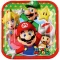 Super Mario Mushroom World papirnati tanjur 8 komada 18 cm