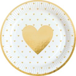 Szerelem Everyday papírtányér 8 db-os 23 cm