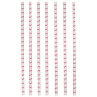 Flamingo Pink papirna slamka, set od 12 komada