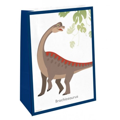 Dinoszaurusz papírzacskó 4 db-os