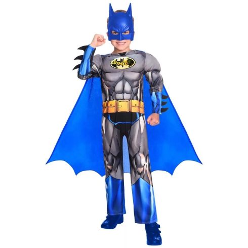 Batman jelmez kék 3-4 év