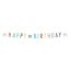 Konfettis Colorful Happy Birthday 18 felirat 180 cm