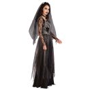 Noć vještica Black Kostim mrtve mladenke za odrasle S