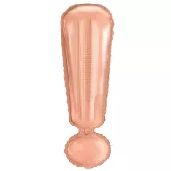 Slova Rose Gold Šareni ! slovni balon od folije, 103 cm