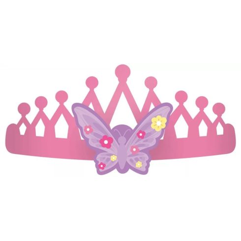 Hercegnő tiara, korona 8 db-os