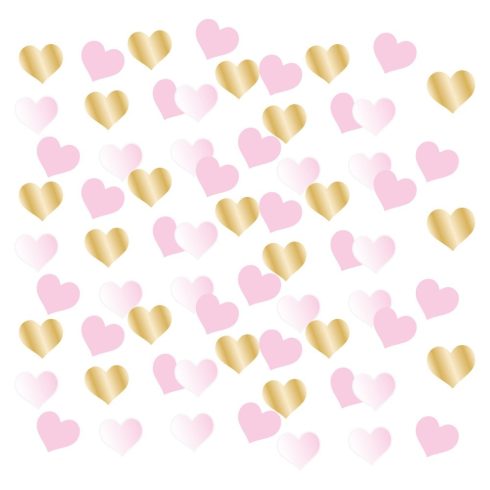 Pink Ombre Első születésnap konfetti