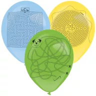   Šareno Labyrinth labirint balon, 3 komada balona s olovkom 14 inča (35,5 cm)