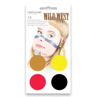 Zabava Halloween Indijanska boja za lice, set za šminkanje