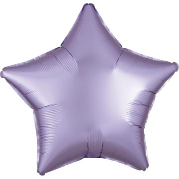 Silk Pastel Lilac csillag fólia lufi 48 cm