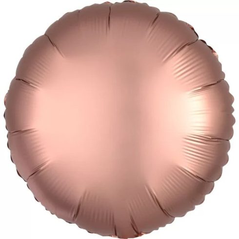 Silk Rose Copper kör fólia lufi 43 cm