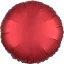 Piros Dark Red kör fólia lufi 43 cm