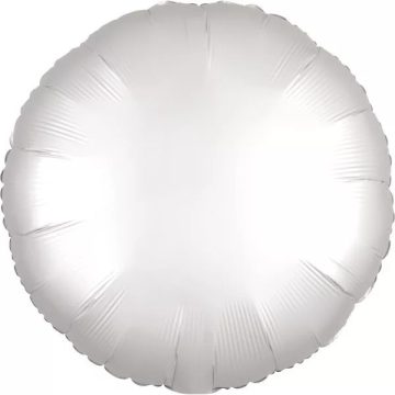 Silk White kör fólia lufi 43 cm