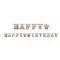 Mancs Őrjárat Color Paws Happy Birthday felirat 180 cm