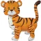 Tigris Multi Orange fólia lufi 63 cm