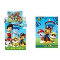   Psići u ophodnji komplet dječje posteljine za vrtić i polarna deka (deck)