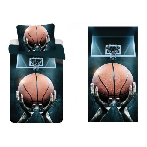 Kosárlabda ágyneműhuzat és törölköző szett (Basketball)