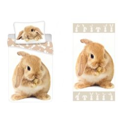   Nyuszi felnőtt ágyneműhuzat és törölköző szett (Bunny)
